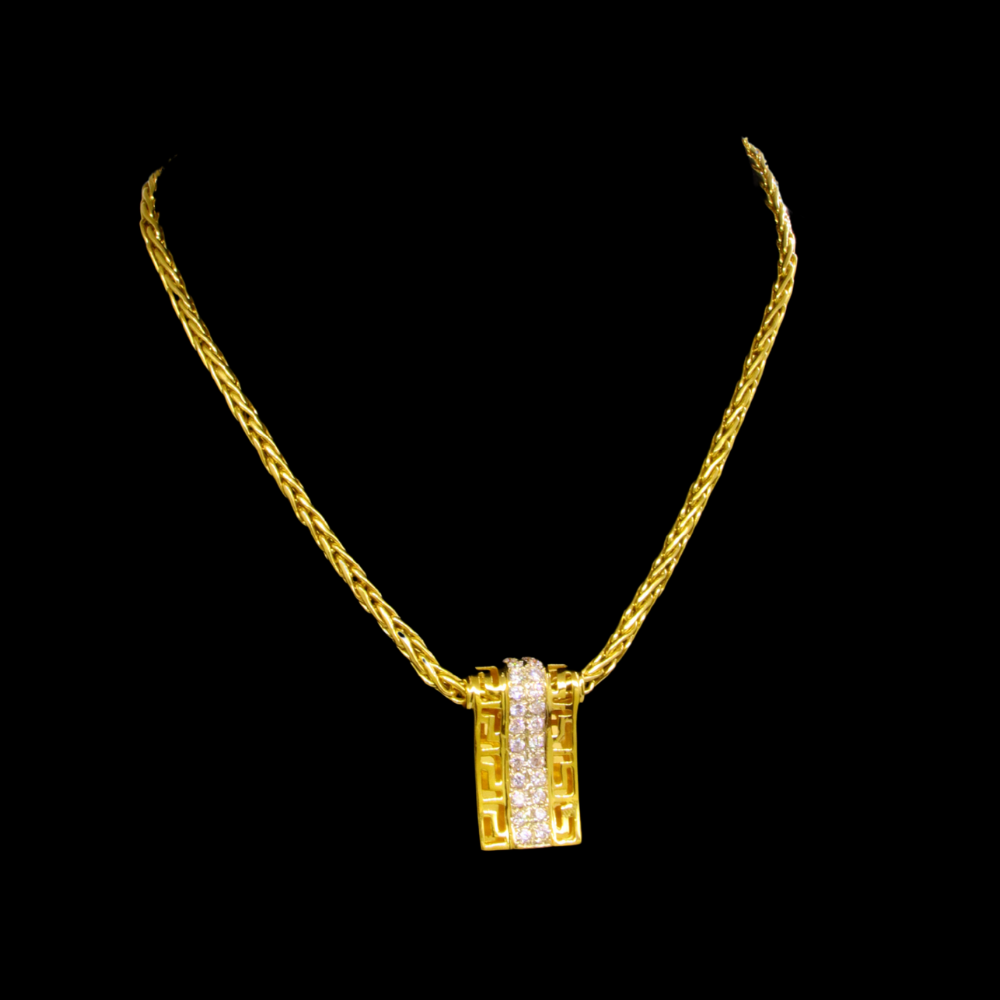 21K Short Gold Necklace – SW24514